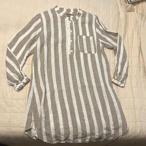 Flax petite 100% linen dress